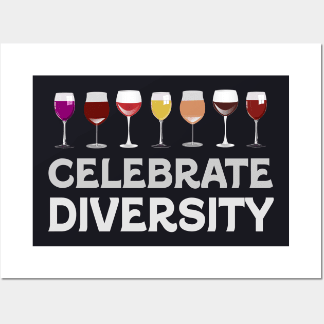 Celebrate Diversity Beer Wall Art by DigitalNerd